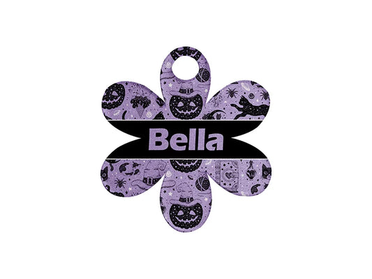 Sublimation Blanks Acrylic Glitter Name Tag for 40oz Stanley Tumbler (7.3*8.2*0.4cm,Sunflower Shape)