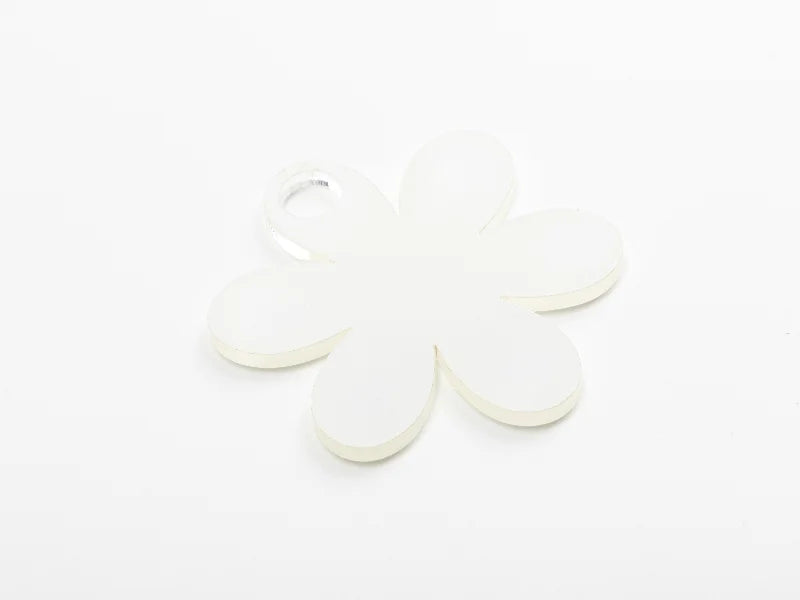 Sublimation Blanks Acrylic Name Tag for 40oz Stanley Tumbler (7.3*8.2*0.4cm,Sunflower Shape)