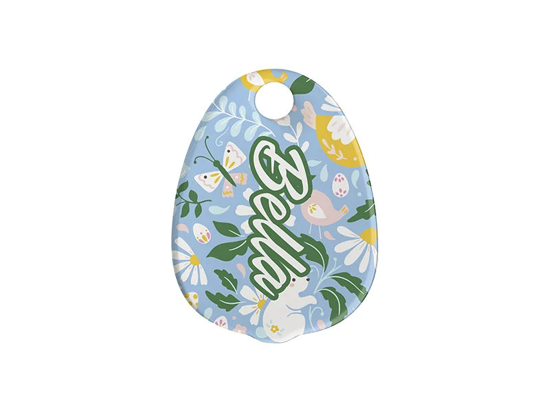 Sublimation Blank Acrylic Name Tag for 40oz Stanley Tumbler (Egg)