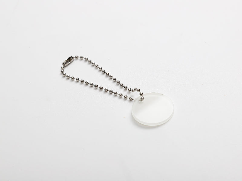 Sublimation Acrylic Name Tag Ornament for Stanley Tumbler(φ2.5*0.2cm,RND shape)