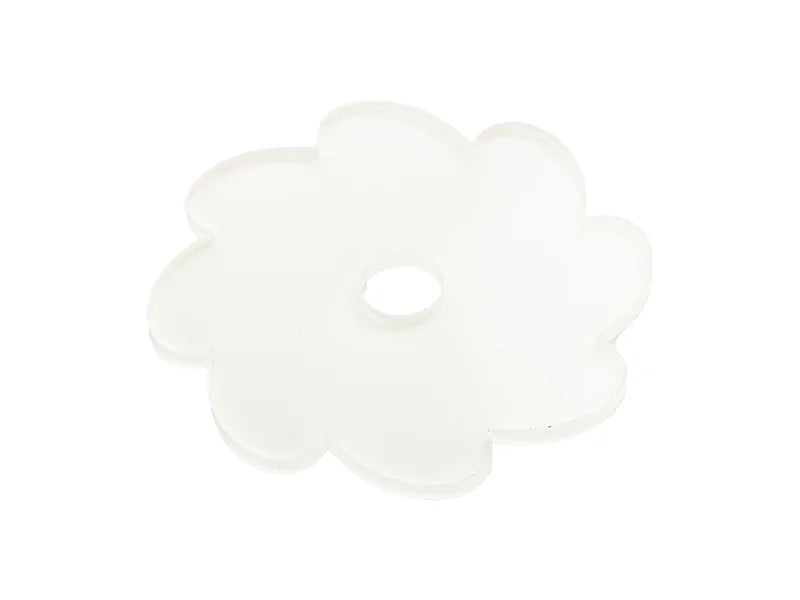 Sublimation Blanks Acrylic Name Tag (8.1*8.1*0.4cm,Wheels Shape)