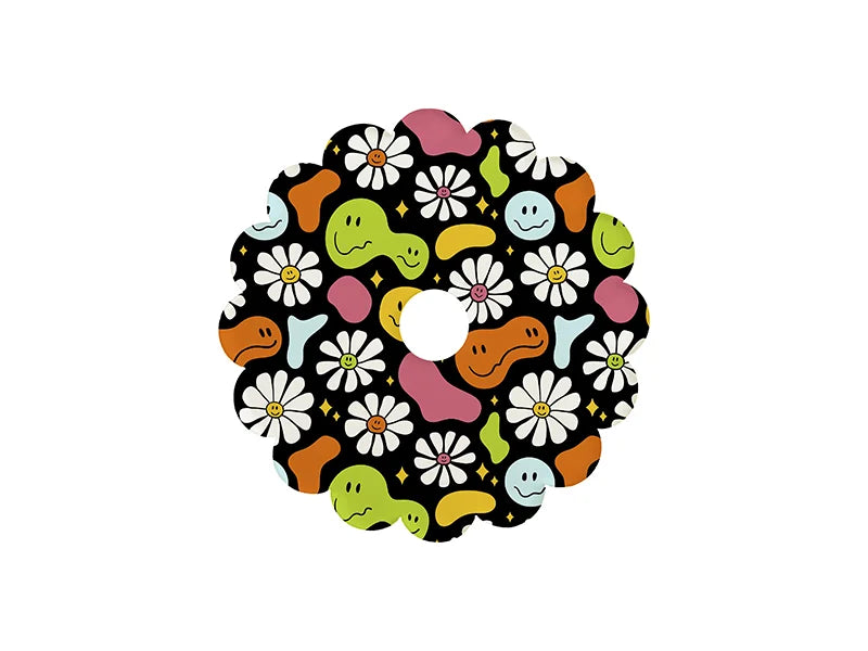 Sublimation Blanks Acrylic Name Tag (8.1*8.1*0.4cm,Gear Lace Shape)