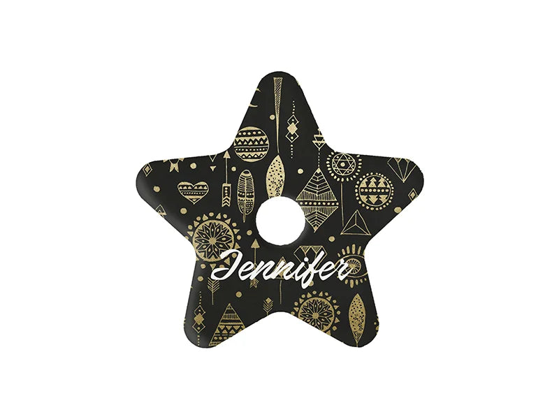Sublimation Blanks Acrylic Name Tag (7.4*7.7*0.4cm,Star Shape)