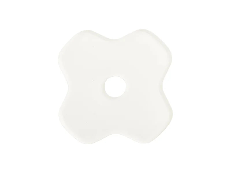 Sublimation Blanks Acrylic Name Tag (8.1*8.1*0.4cm,Lucky Clover Shape)