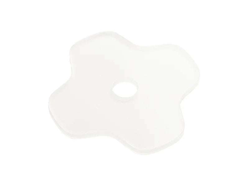 Sublimation Blanks Acrylic Name Tag (8.1*8.1*0.4cm,Lucky Clover Shape)