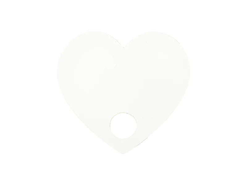 Sublimation Blanks Acrylic Name Tag (5.7*6.2*0.4cm,Heart Shape)