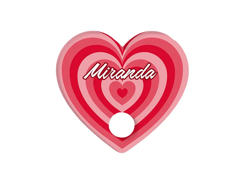 Sublimation Blanks Acrylic Name Tag (5.7*6.2*0.4cm,Heart Shape)