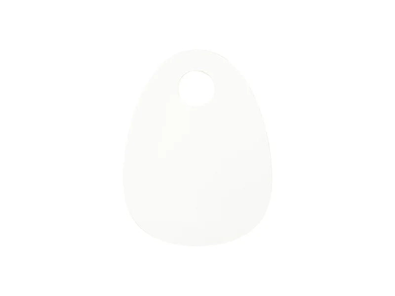 Sublimation Blanks Acrylic Name Tag (6.5*5*0.4cm,Egg Shape)