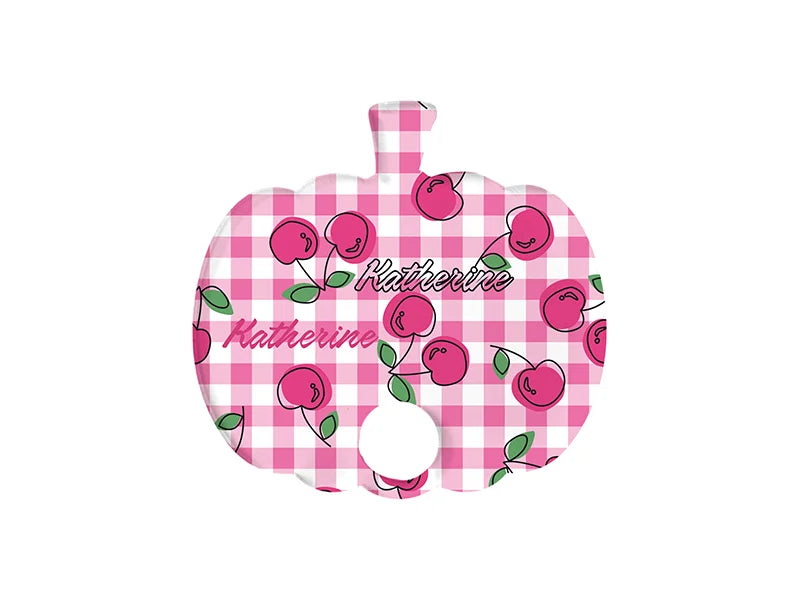 Sublimation Blanks Acrylic Name Tag (6*6.2*0.4cm,Pumpkin Shape)