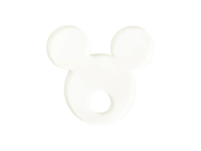 Sublimation Blanks Acrylic Name Tag (5.5*6*0.4cm,Mickey Shape)