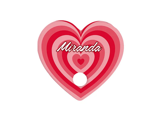 Sublimation Blanks Acrylic Name Tag (7*7.5*0.4cm,Heart Shape)