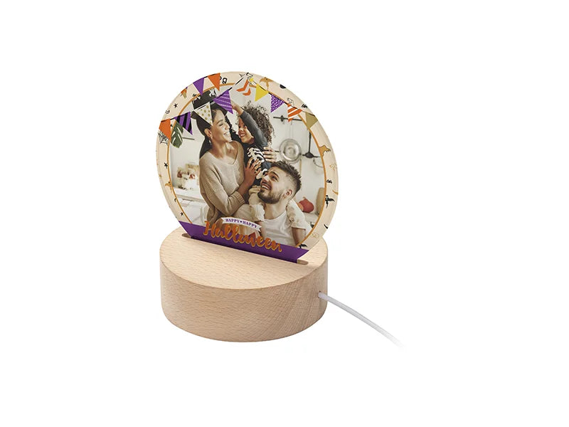 Sublimation Blanks Acrylic Photo Frame(Round, 12*13*0.4cm)