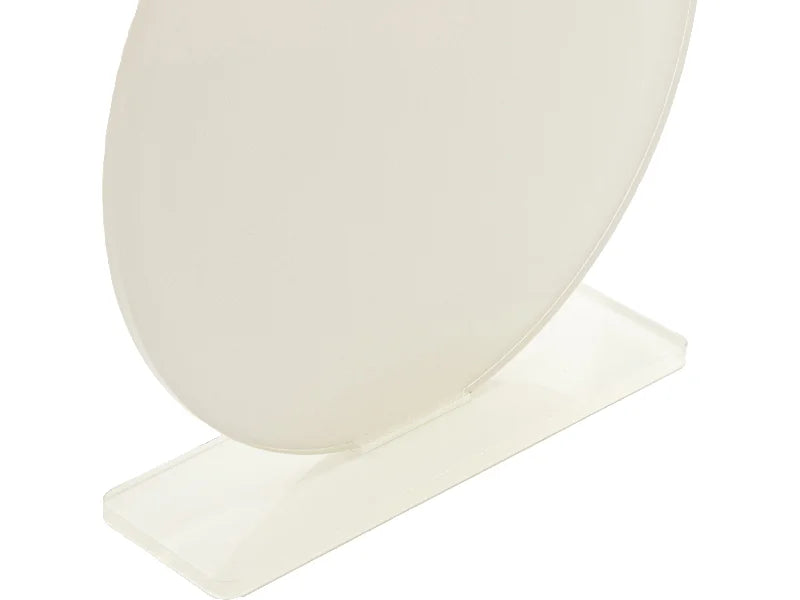 Sublimation Blanks Acrylic QR Code Photo Frame with Base(Round,15.6*15*0.4cm)