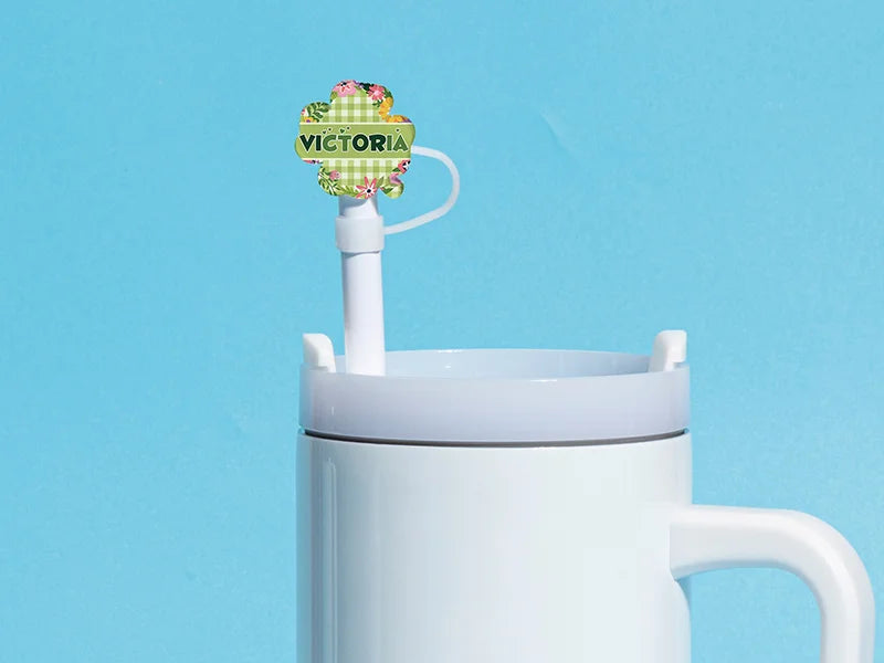 Sublimation Blank Acrylic Sticker for Straw Cover(2.8*3.2*0.2cm,Four Leaf Clover shape)