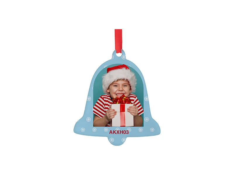 Sublimation Blank Acrylic Ornament (Bell, 7.6*7.6*0.4cm)
