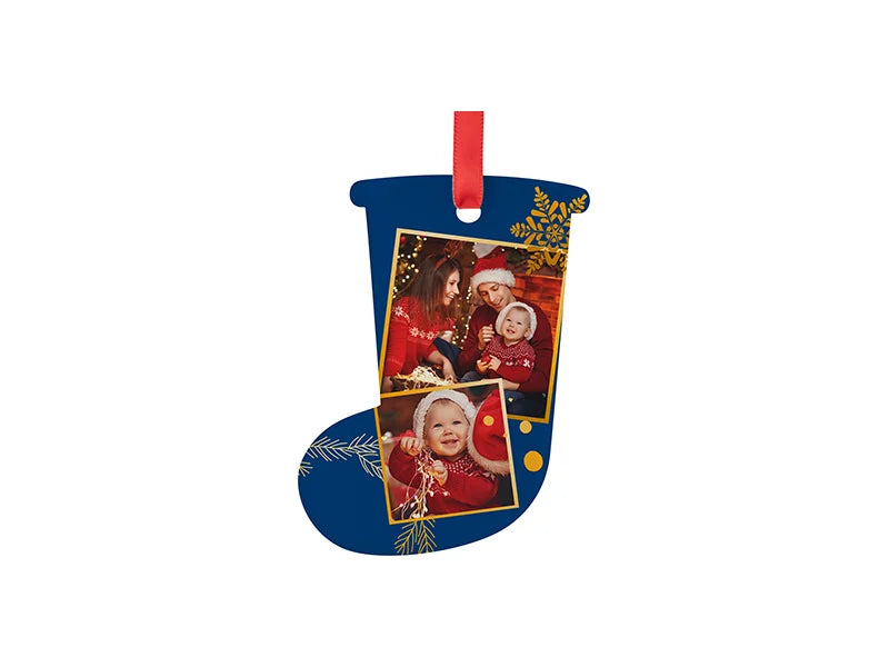 Sublimation Blank Acrylic Ornament (Stocking, 6*8*0.4cm)