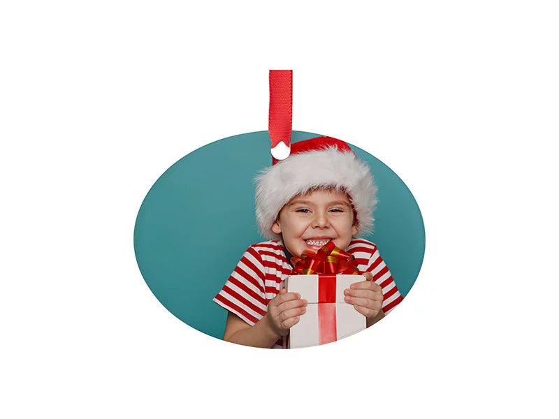 Sublimation Blank Acrylic Ornament (Oval, H5.7*W7.6*0.4cm)