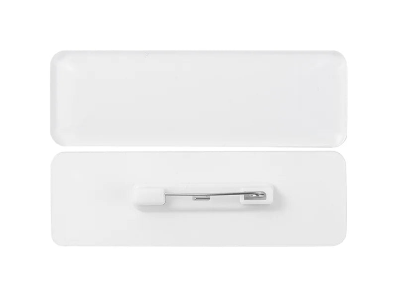 Sublimation Blanks Acrylic Name Badge(Rectangle, 7.6*2.5*0.4cm)