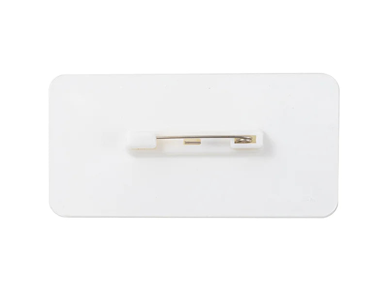 Sublimation Blanks Acrylic Name Badge(Rectangle, 7.6*3.8*0.4cm)