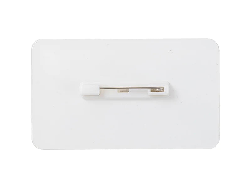Sublimation Blanks Acrylic Name Badge(Rectangle, 7.6*4.5*0.4cm)