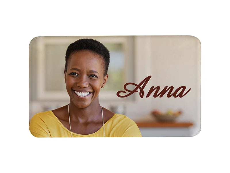 Sublimation Blanks Acrylic Name Badge(Rectangle, 7.6*4.5*0.4cm)