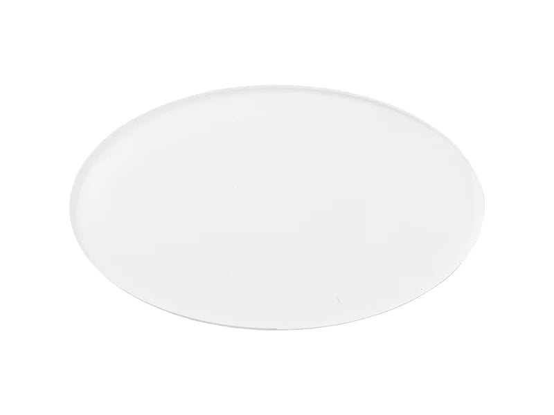 Sublimation Blanks Acrylic Name Badge(Oval, 7.6*4.5*0.4cm)