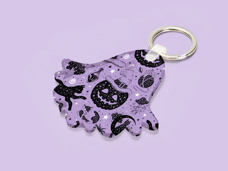 Sublimation Blank Acrylic Keychain (Ghost)