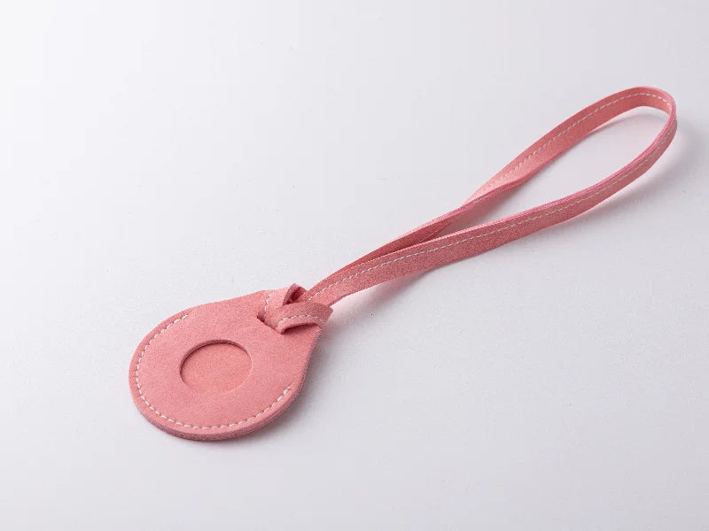 Sublimation Blanks PU AirTag Holder Bag Charm with Strap