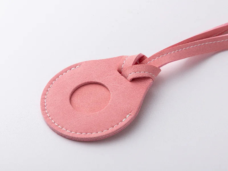 Sublimation Blanks PU AirTag Holder Bag Charm with Strap