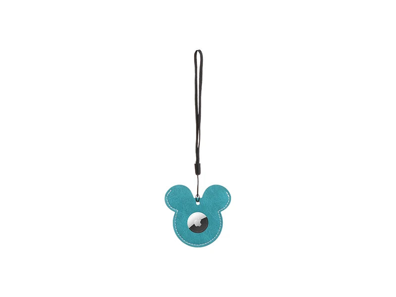 Sublimation Blanks PU AirTag Cover Pendant(Mickey Mouse, Green)