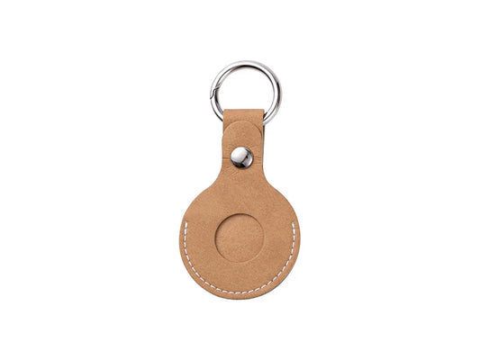 Sublimation Blanks PU AirTag Keychain Holder