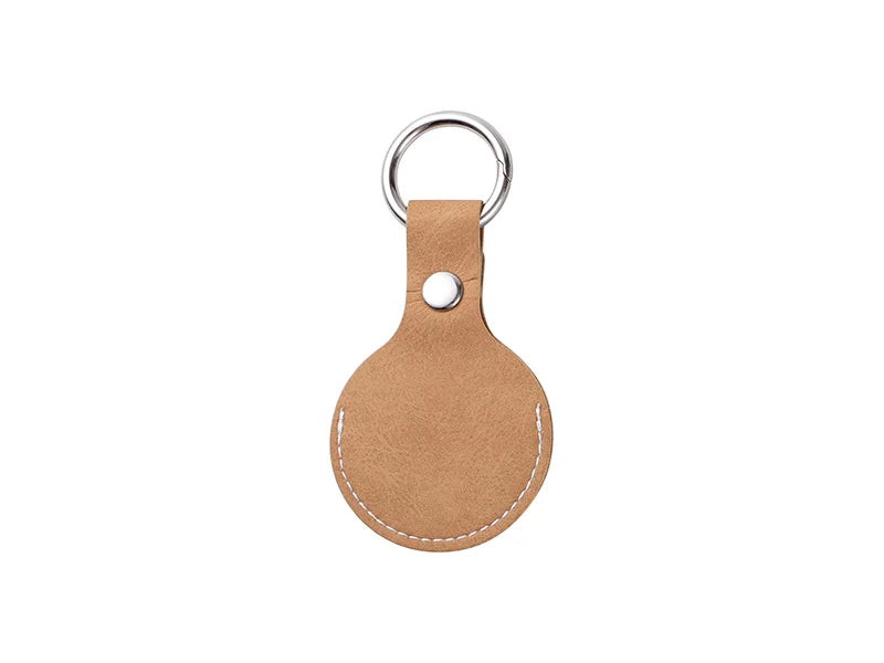 Sublimation Blanks PU AirTag Keychain Holder
