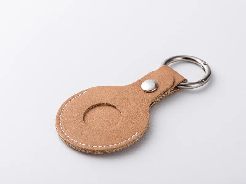 Sublimation Blanks PU AirTag Keychain Holder