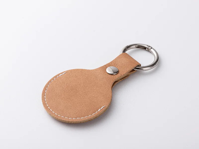 Sublimation Blanks PU AirTag Keychain Holder