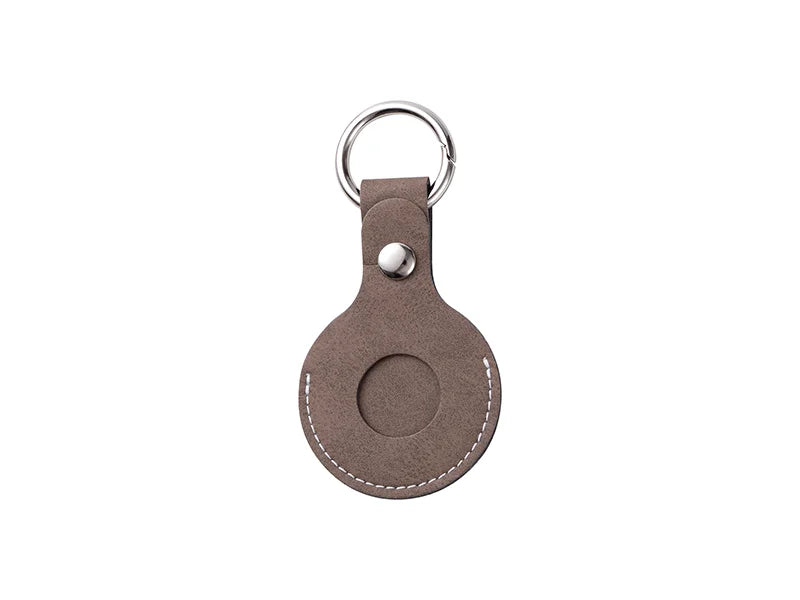 Sublimation Blanks PU AirTag Keychain Holder