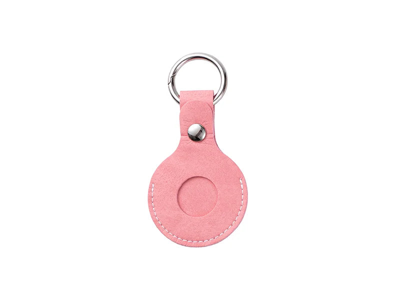 Sublimation Blanks PU AirTag Keychain Holder