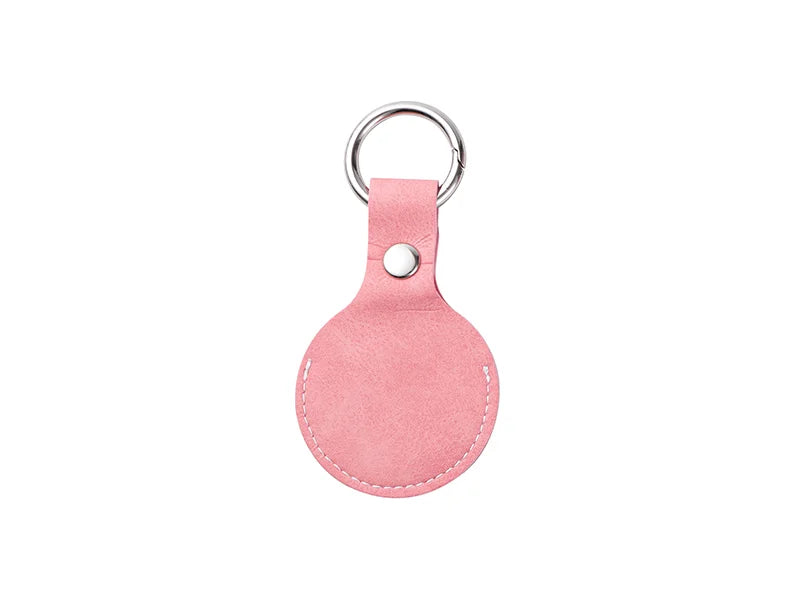 Sublimation Blanks PU AirTag Keychain Holder