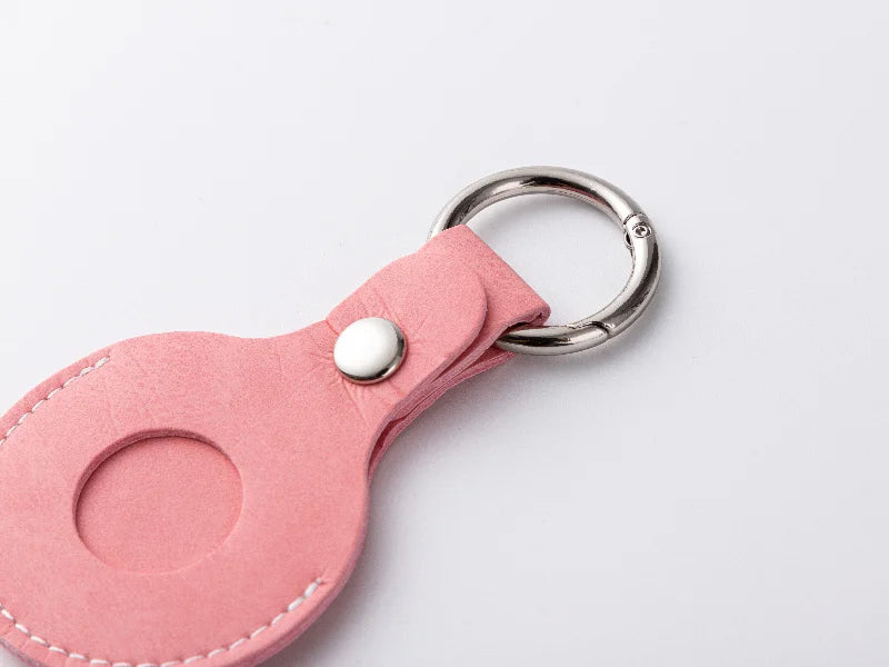 Sublimation Blanks PU AirTag Keychain Holder
