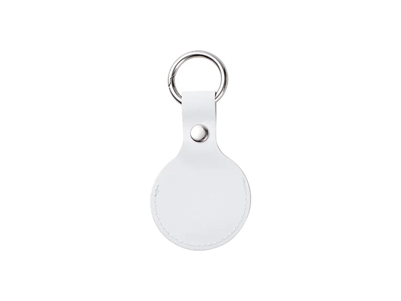 Sublimation Blanks PU AirTag Keychain Holder