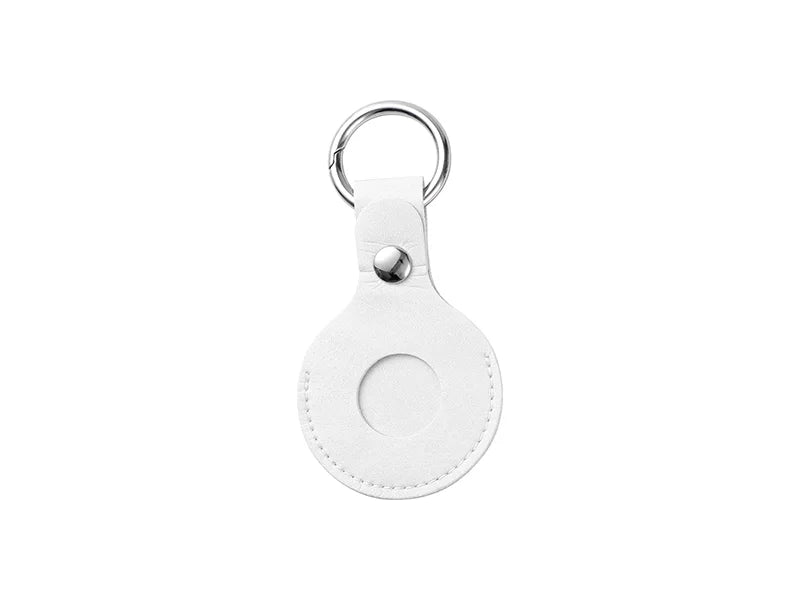 Sublimation Blanks PU AirTag Keychain Holder