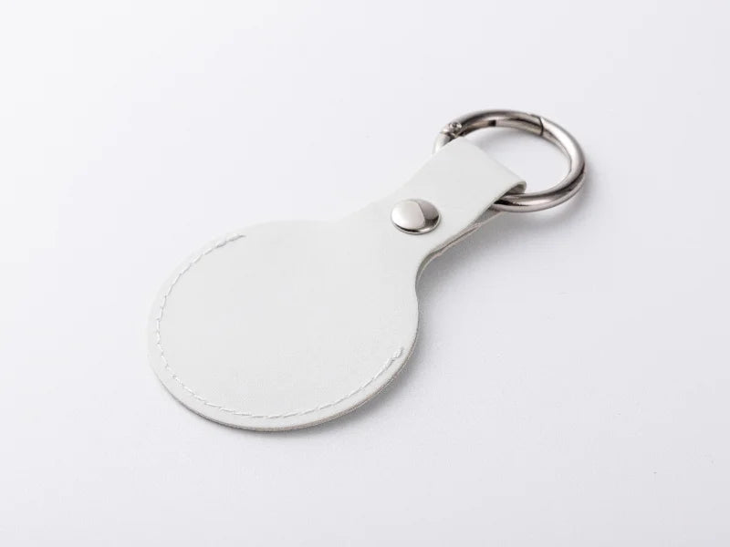 Sublimation Blanks PU AirTag Keychain Holder