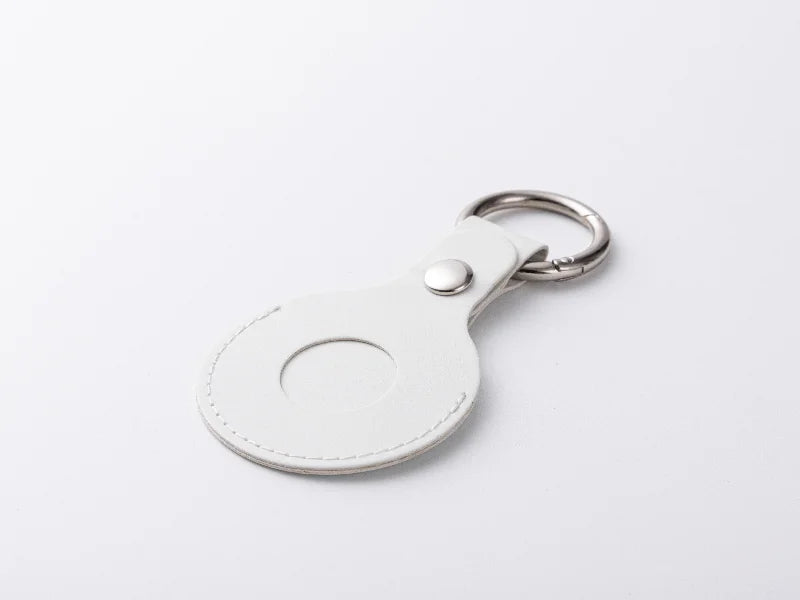 Sublimation Blanks PU AirTag Keychain Holder