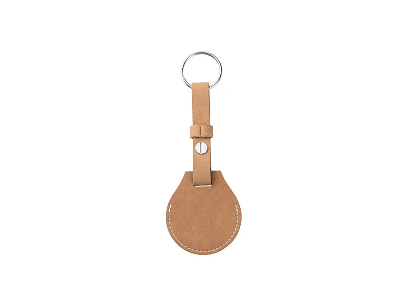 Sublimation Blanks PU AirTag Keychain Holder (Long Strap)