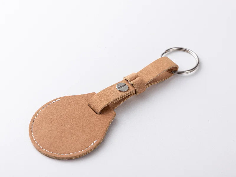 Sublimation Blanks PU AirTag Keychain Holder (Long Strap)