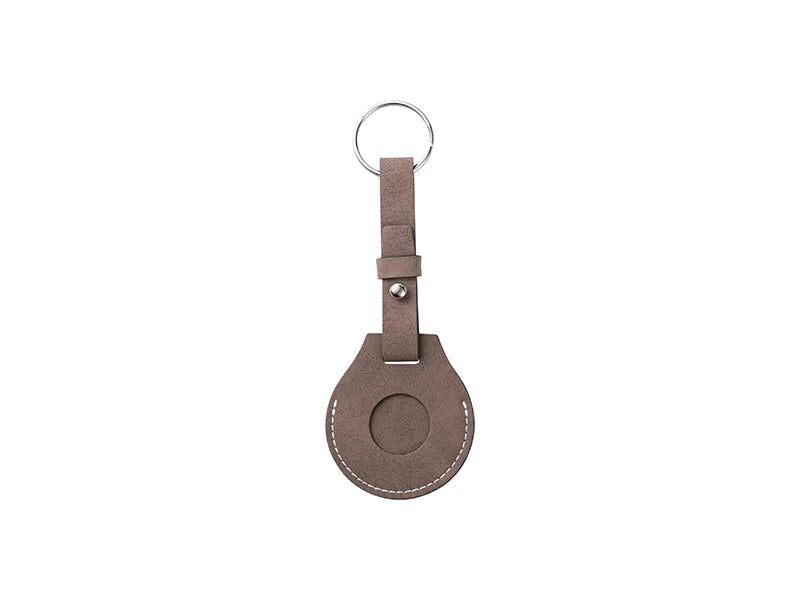 Sublimation Blanks PU AirTag Keychain Holder (Long Strap)