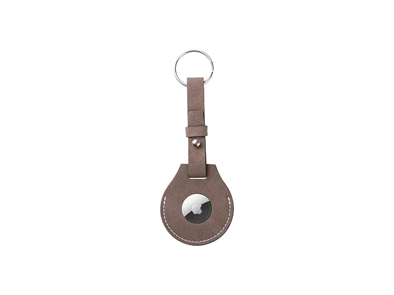Sublimation Blanks PU AirTag Keychain Holder (Long Strap)