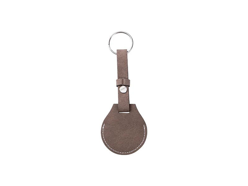Sublimation Blanks PU AirTag Keychain Holder (Long Strap)
