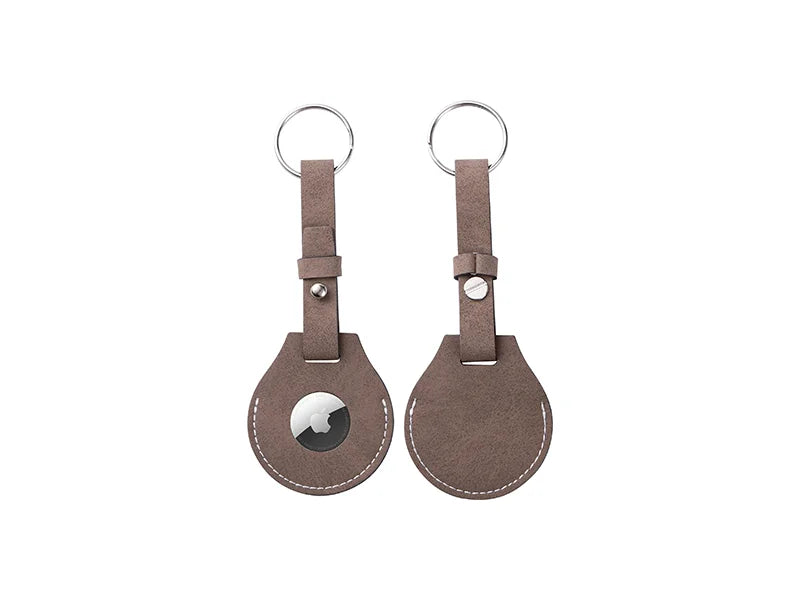 Sublimation Blanks PU AirTag Keychain Holder (Long Strap)