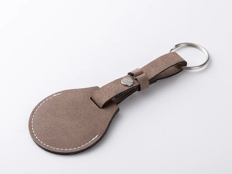 Sublimation Blanks PU AirTag Keychain Holder (Long Strap)