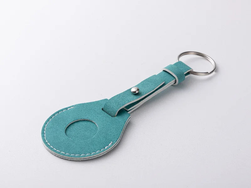 Sublimation Blanks PU AirTag Keychain Holder (Long Strap)